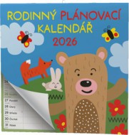 Nástěnný kalendář - Rodinný plánovací kalendář - zvětšit obrázek