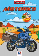 Omalovánka - A5 - Motorky - zvětšit obrázek