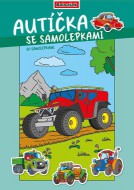Omalovánka - A4 - se samolepkami - Autíčka - zvětšit obrázek