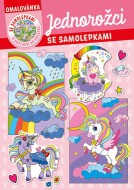 Omalovánka - A4 - se samolepkami - Jednorožci - zvětšit obrázek