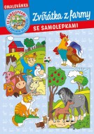 Omalovánka - A4 - se samolepkami - Zvířátka z farmy