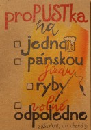 Přáníčko BeBechy - recyklovaný papír - Propustka - zvětšit obrázek
