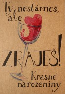 Přáníčko BeBechy - recyklovaný papír - Zraješ - zvětšit obrázek
