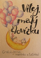 Přáníčko BeBechy – recyklovaný papír – Vítej - zvětšit obrázek