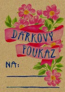 Přáníčko BeBechy - recyklovaný papír - Dárkový - zvětšit obrázek