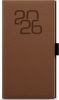 Týdenní diář - Jakub - Fabric - kapesní - hnědá