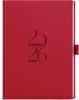 Týdenní diář - Oskar - Deny - A5 - červená 2026