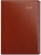 Týdenní diář - Oskar - Premier - A5 - hnědá 2026 - zvětšit obrázek