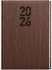 Týdenní diář - Oskar - Wood - A5 - hnědá 2026
