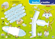 Vystřihovánka - Ovečka a kozička - zvětšit obrázek