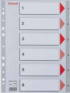 Plastové rejstříky, A4 - 1-6 - zvětšit obrázek