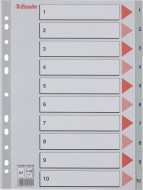Plastové rejstříky, A4 - 1-10 - zvětšit obrázek