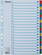 Zesílené rejstříky Mylar, A4 - 1 - 20 - zvětšit obrázek
