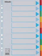 Kartonové rozlišovače, A4 - 10 listů - zvětšit obrázek