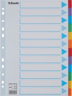 Kartonové rozlišovače, A4 - 12 listů - zvětšit obrázek