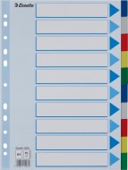 Plastové rozlišovače, A4 - 10 listů - zvětšit obrázek