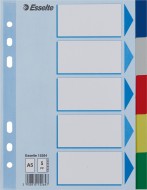 Plastové rozlišovače, A5 - 5 listů - zvětšit obrázek