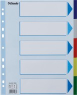 Plastové rozlišovače MAXI, A4 - 5 listů maxi - zvětšit obrázek