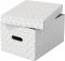 Esselte Home úložný box velikost M, set 3 ks, bílá