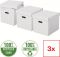 Esselte Home úložný krychlový box velikost, set 3 