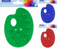 Paleta malířská oválná barevná zelená - zvětšit obrázek