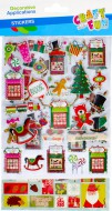 Samolepky vánoční mix 17x29 - zvětšit obrázek