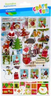 Samolepky vánoční  mix 16x29 - zvětšit obrázek