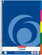 Spirálový blok A4/100 listů, linka s registrem - zvětšit obrázek