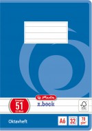 Sešit A6/32 listů, linka - zvětšit obrázek