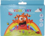 Voskovky jumbo příšerka, 12 ks - zvětšit obrázek