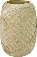 Dárk.stuha 10mx5 zlatá Glitter