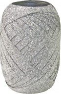Dárk.stuha 10mx5 stříbrná Glitry