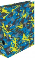 Pořadač max.file A4/8cm Kamufláž žlutomodrý - zvětšit obrázek