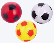 Míč soft 23cm s potiskem fotbal, 3 barvy, pro nejmenší