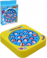 Hra dětský rybolov na baterie 18cm 15 rybiček, 2 barvy - zvětšit obrázek