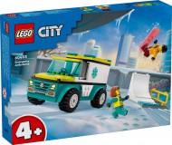 LEGO CITY Sanitka a snowboardista 60403 - zvětšit obrázek
