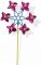 PEXI Šestivětrník metalický lesk 6 vrtulek plastov
