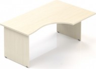Ergonomický stůl Visio 160 x 100 cm, pravý javor - zvětšit obrázek