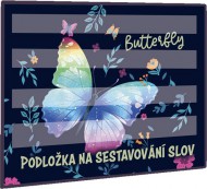 Podložka na sestavování slov Motýl 2