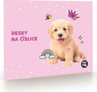 Desky na číslice mazlíčci - pes