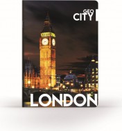 Sešit  A4  444, UV lak  GEO CITY London - zvětšit obrázek