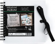 Kreativní album 20,5 x 20,5 cm bílá