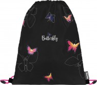 Sáček na cvičky OXY NEXT Butterfly tmavý