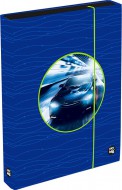 Box na sešity A4 Jumbo OXY Sherpy Blue