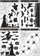 Okenní fólie strašidelný Halloween 35x50cm - zvětšit obrázek