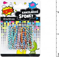 Spona kancelářská 834603 pruh. 20ks/50mm