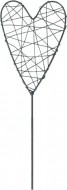Zápich srdce kov 48cm 2221643