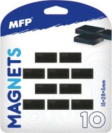 Magnet obdélník 15x28mm blister 10ks 4200309 - zvětšit obrázek