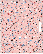 Složka na výkresy A4 terrazzo růžová 5371058