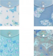 Složka M druk A6 PP Motýli modrá 5371342